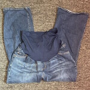 Maternity Indigo Blue Women's Denim Overalls